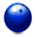 Blue bowling ball