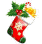 Christmas stocking decoration