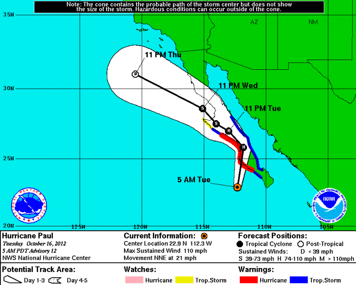 Tropical storm warnings from National Hurricane center Miami florida
