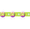 Easter egg border decoration