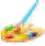 Paint palette and brush